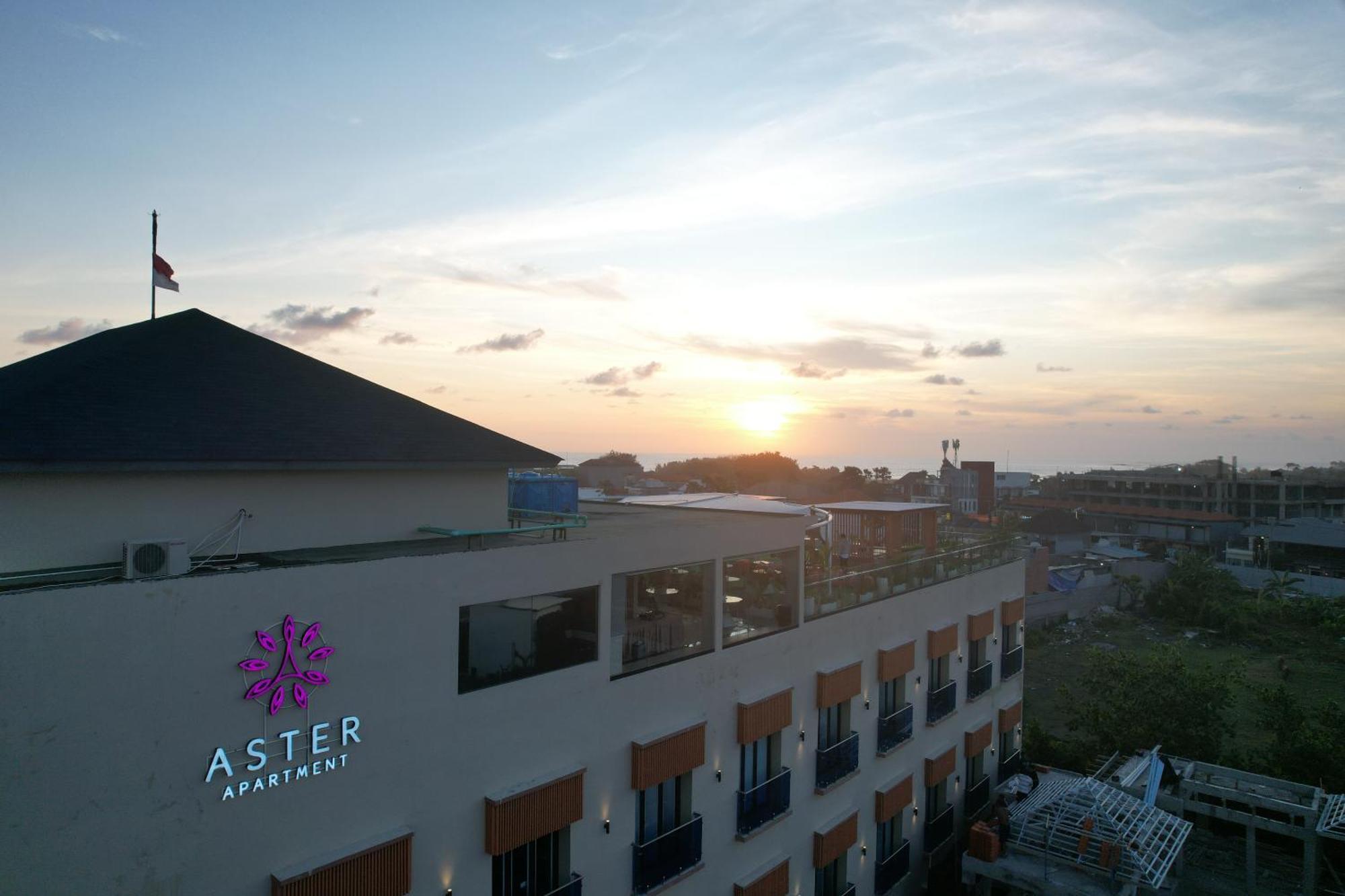 Aster Apartment Bali チャングー エクステリア 写真